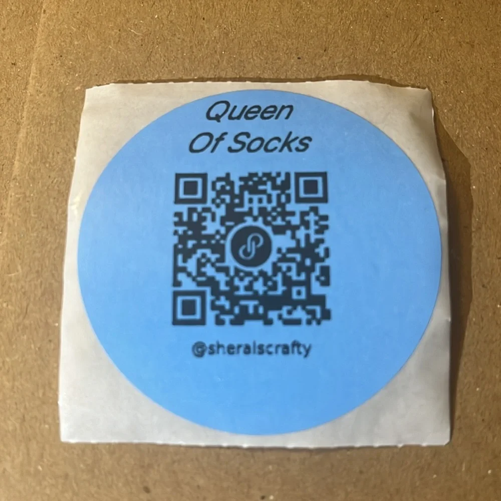 (50) 2” Qr Code Stickers 15 Colors Available